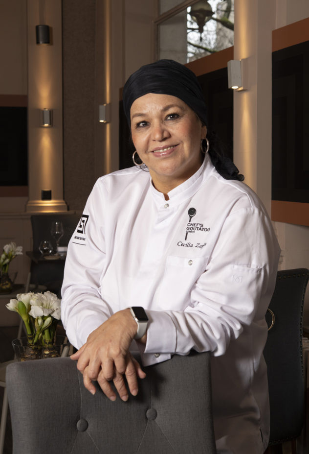 Photo de Cécilia Zapata, qui a transmis sa passion culinaire à sa fille pour créer des spécialités péruviennes à Genève
